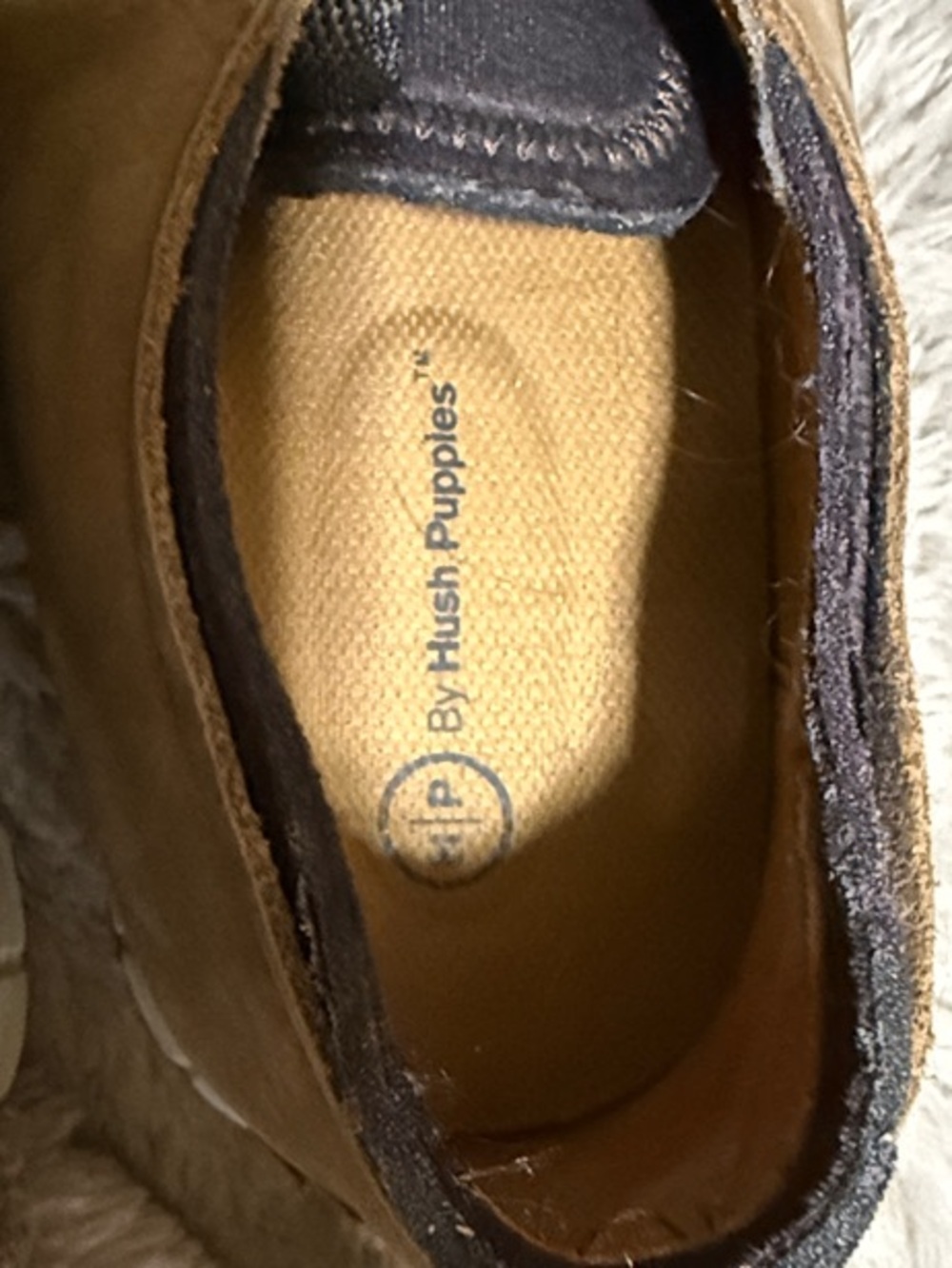 Hush Puppies Men's Light Brown Suede Chukka Sneakers - Picture 2 of 4